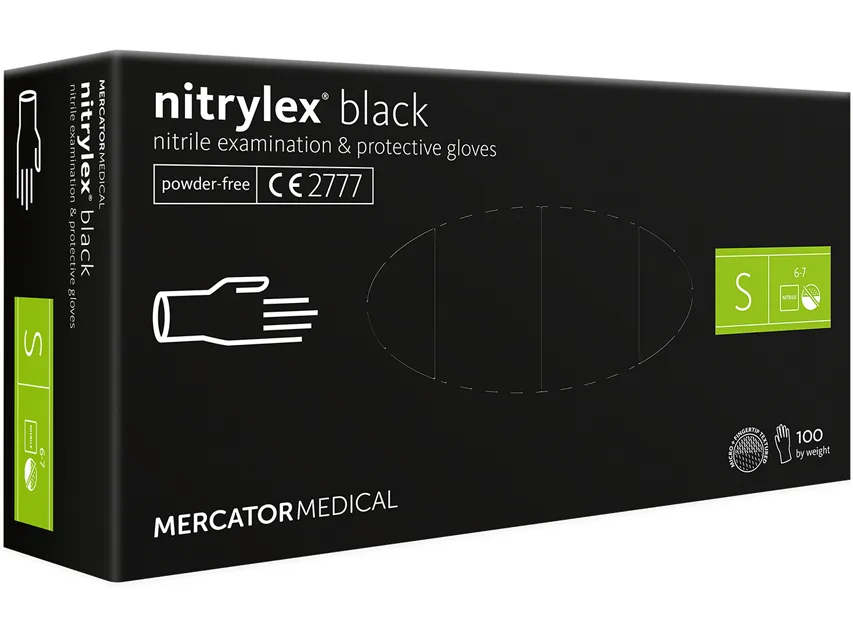 Mănuși din nitril Nitrylex Black - small