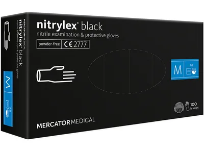Mănuși nitrile Nitrylex Black - mediu