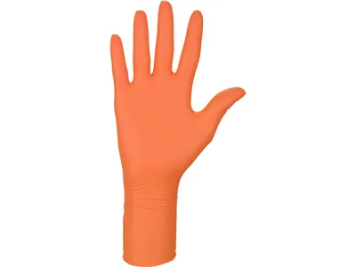 Mânuși nitril Nitrylex orange - large
