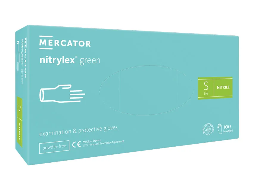 Mănuși nitrile Nitrylex Light Green - small