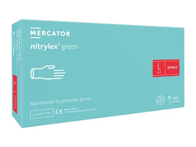 Mănuși din nitril NITRYLEX LIGHT GREEN - mărime mare