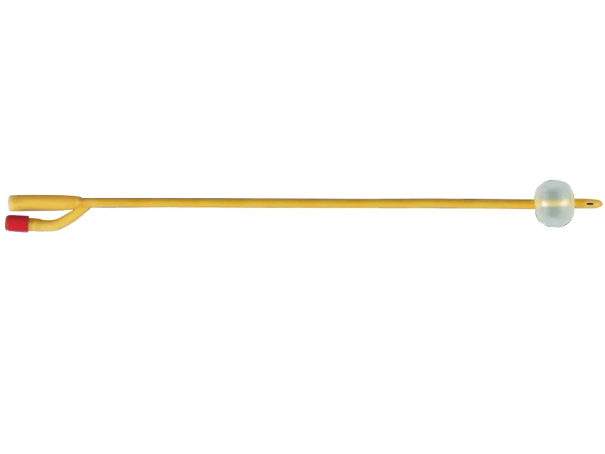 Cateter Foley cu 2 căi din latex ch/fr 14 - balon 30 ml - steril