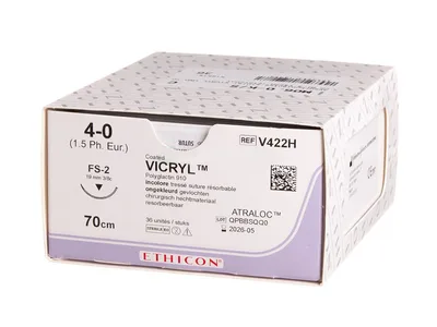 Ethicon Vicryl fire absorbabile - calibru 3/0 ac 24 mm
