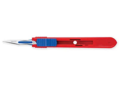 Bisturiu retractabil swann-morton cu lama din otel inoxidabil n. 11p - steril