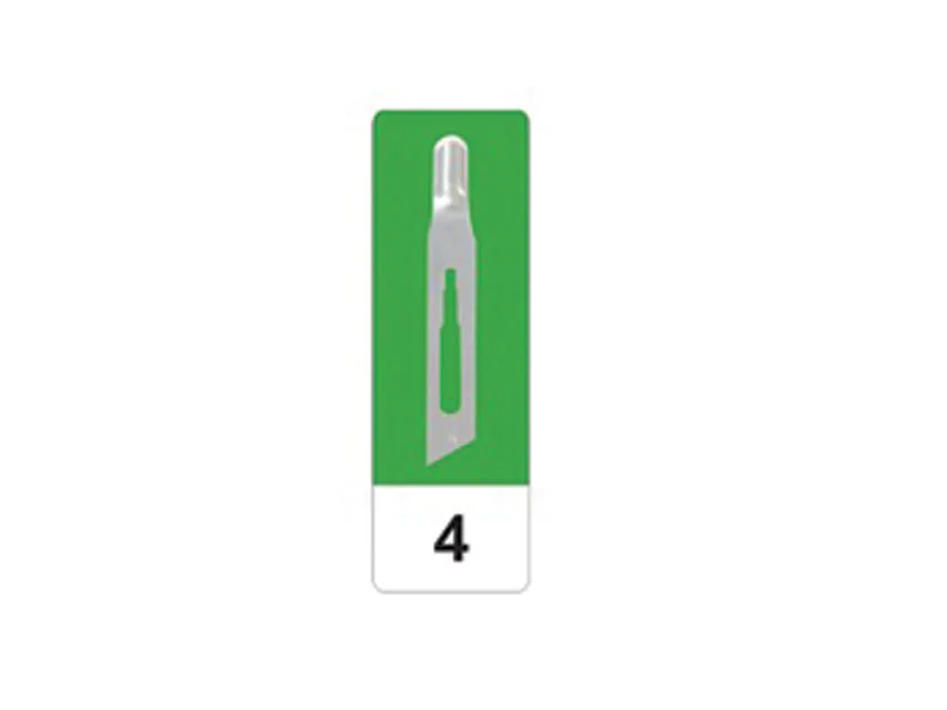 Lame de dalta din otel carbon GIMA nr. 4 - sterile