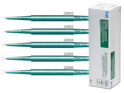 Curetă dermată diametru 3 mm