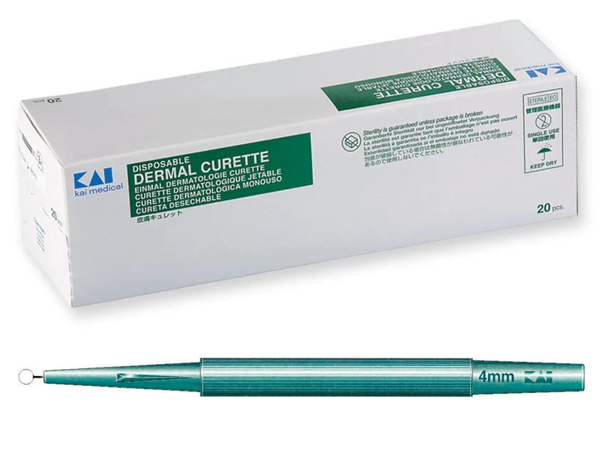 Curetă dermală diametru 4 mm