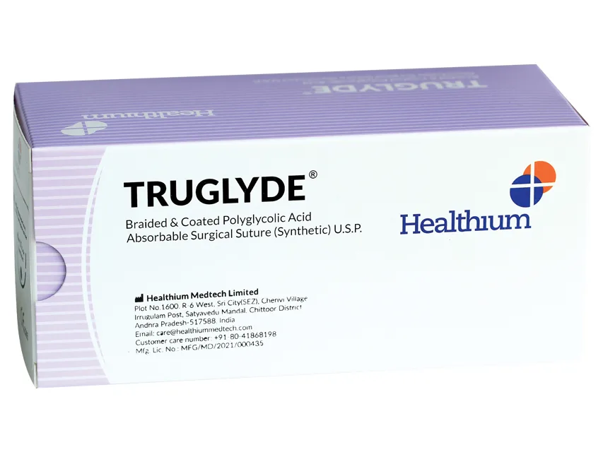 Truglyde absorb. Sutura gauge 3/0 cerc 3/8 ac 19mm - 45cm - violet