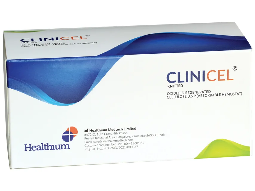 Clinicel standard celuloză regenerată oxidată 10x20 cm
