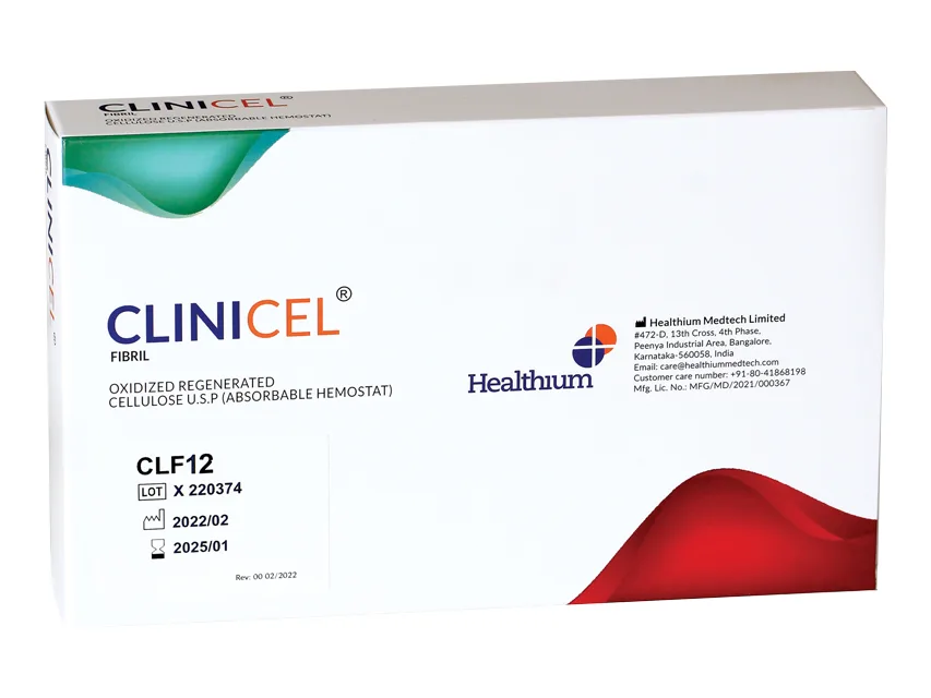 Clinicel fibril tip celulozã regeneratã oxidatã 2.5x5.1 cm