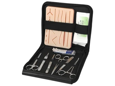Kit de antrenament pentru suturare (Pad + instrumente + sutură)