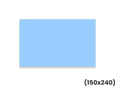 Cearșaf steril non-țesut bi-strat 150x240 cm