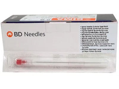 Ace Quincke pentru anestezie spinală BD 18G - 1.2x90 mm roz