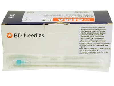 Ac Quincke BD 23G - 0.64x90 mm turcoaz