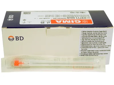 Ac Quincke BD 25G - 0.5x90 mm portocaliu