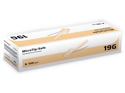 Ac hipoderm cu dispozitiv de siguranță 19G 1.1x38 mm - steril