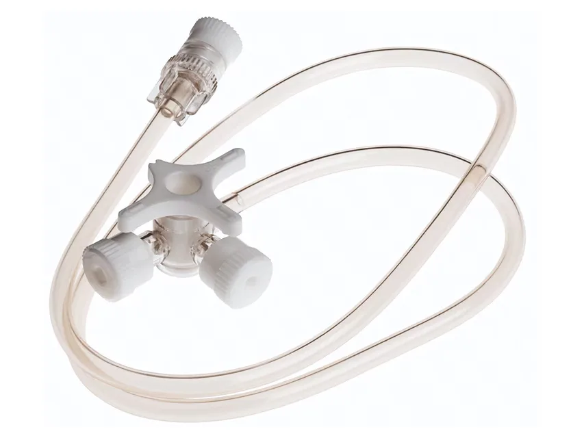 BD CONNECTA trei cai cu robinet și tub de extensie 50 cm - 394951