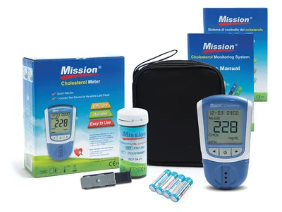 MISSION® Aparat de măsurat colesterol