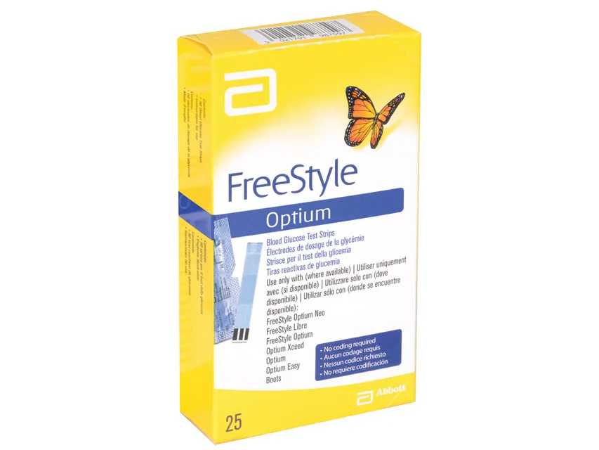 Abbott FreeStyle Optium benzi de testare a glicemiei