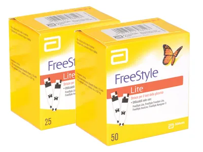 Abbott Freestyle Lite benzi pentru testarea glucozei în sânge
