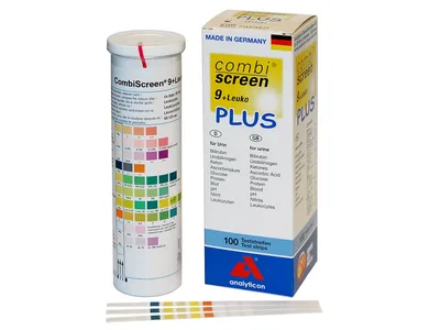 Combi screen 9+leuko plus benzi urinare - 9+1 parametri