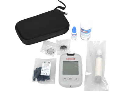 Glucose monitor kit mg/dL - GB,FR,IT,ES,PT,DE
