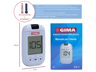 Kit monitor glicemie mg/dL - IT,DE,GR,Arabic