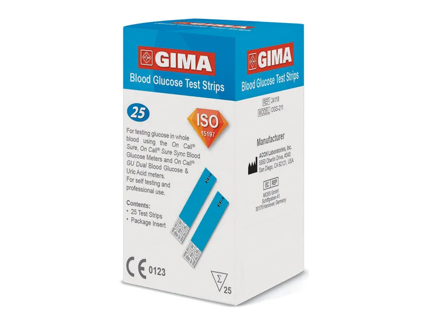 Benzi de glucoză pentru Glucose Monitor GB,FR,IT,ES,SI,BG