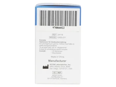 Benzi de glucoză pentru Glucose Monitor GB,FR,IT,ES,SI,BG