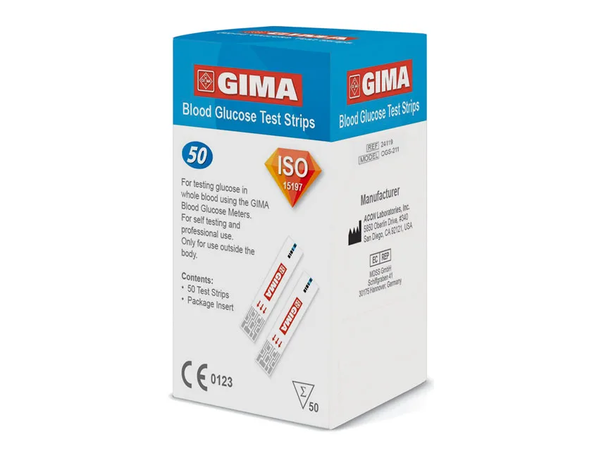 Benzi pentru glicoză Glucose Monitor GB,FR,IT,ES,DE,LT