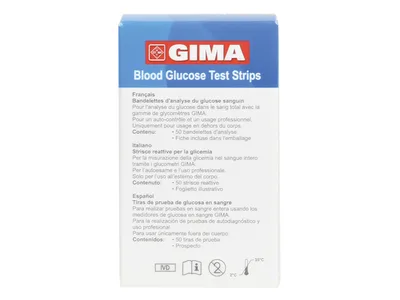 Benzi pentru glicoză Glucose Monitor GB,FR,IT,ES,DE,LT