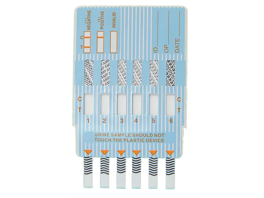 Teste pentru panou multi-drog - 6 droguri - urină