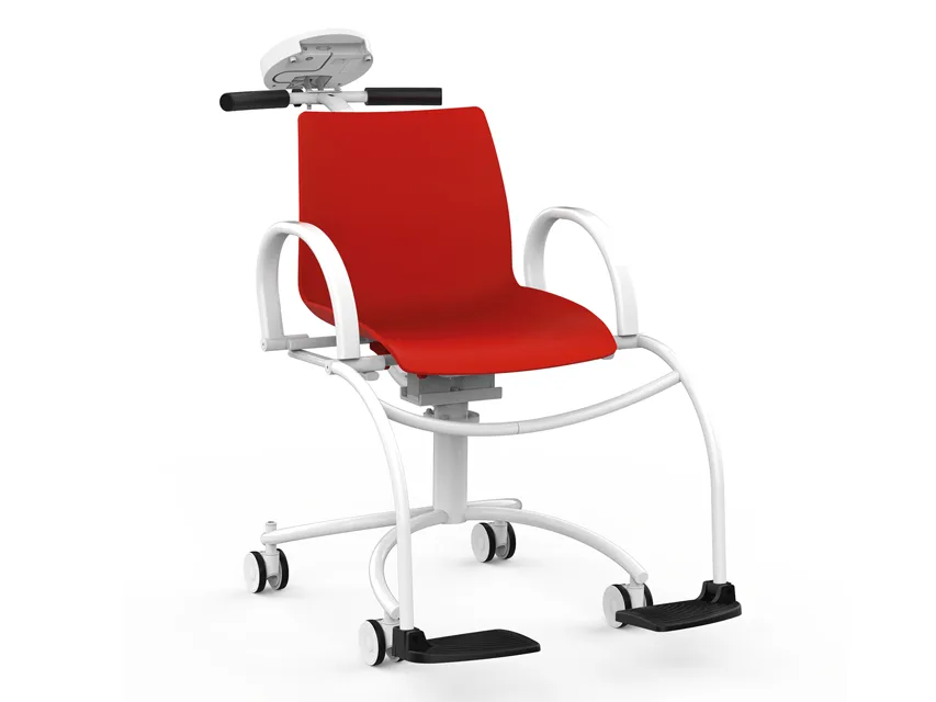 Scaun cântar electronic Wunder DE20 250 kg - Clasa III - roșu - standard