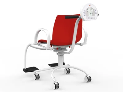 Scaun cântar electronic Wunder DE20 250 kg - Clasa III - roșu - standard