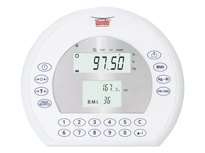 Cântar digital WUNDER RW2.0 cu balustradă 300 kg - Clasa III