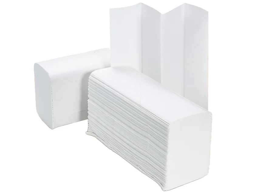 Prosoape mâini pliate W-Fold - 2 straturi - pachet de 124