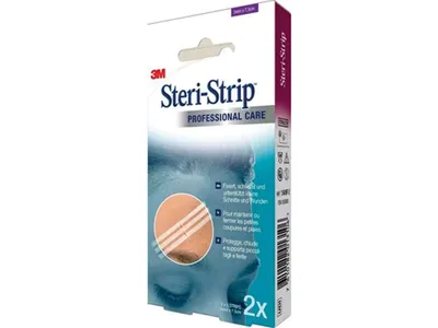 STERI-STRIP 3M - 3x75 mm - alb - 1540NP