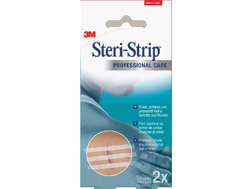STERI-STRIP 3M - 6x75 mm - alb - 1541NP
