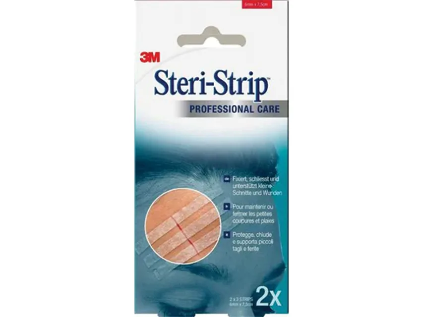 STERI-STRIP 3M - 6x75 mm - piele - 1551NP
