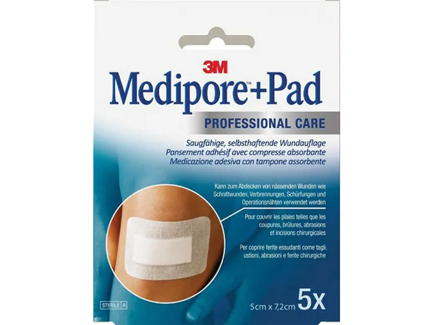 Medipore + pad 3M - 5x7.2 cm - 3562NP