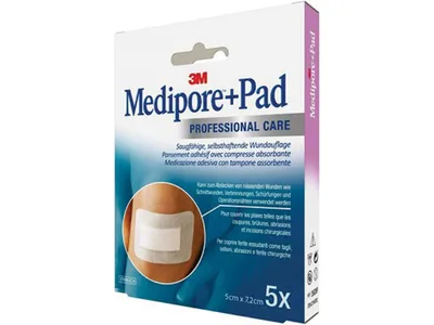 Medipore + pad 3M - 5x7.2 cm - 3562NP