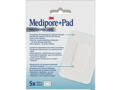Medipore + pad 3M - 5x7.2 cm - 3562NP