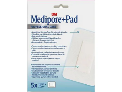Medipore + Pad 3M - 10x10 cm - 3566NP