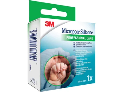 Micropore silicone 3M - 2.5x5 cm - 2775NP-1