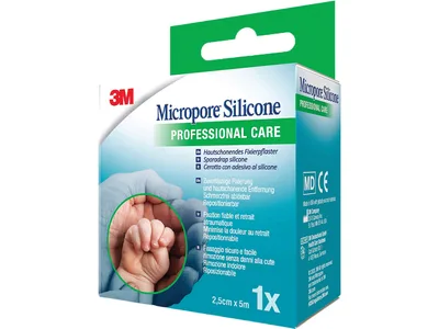 Micropore silicone 3M - 2.5x5 cm - 2775NP-1