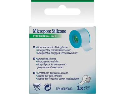 Micropore silicone 3M - 2.5x5 cm - 2775NP-1
