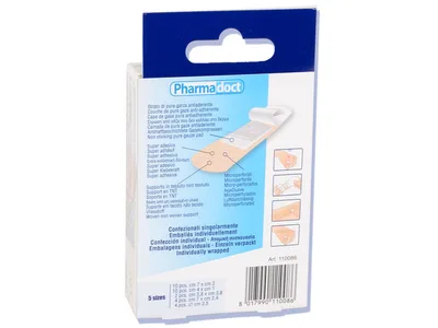 Plasturi hipoalergenici Pharmadoct 5 dimensiuni - carton de 12 cutii a 30 bucăți