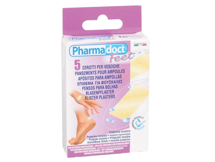 Plasturi pentru bule PHARMADOCT - carton de 12 cutii a 5 bucăți