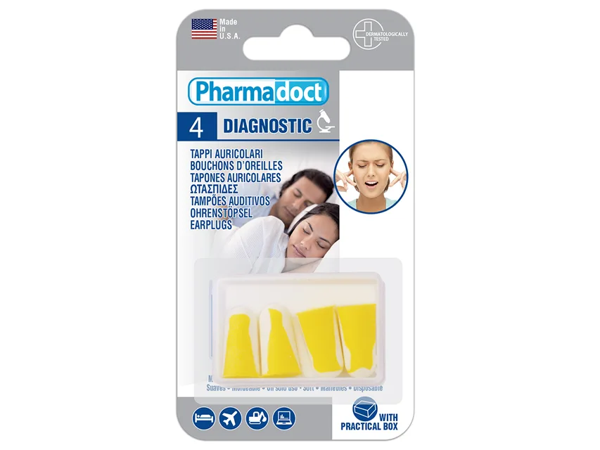 Dopuri de urechi Pharmadoct - carton de 12 cutii cu 4 bucăți