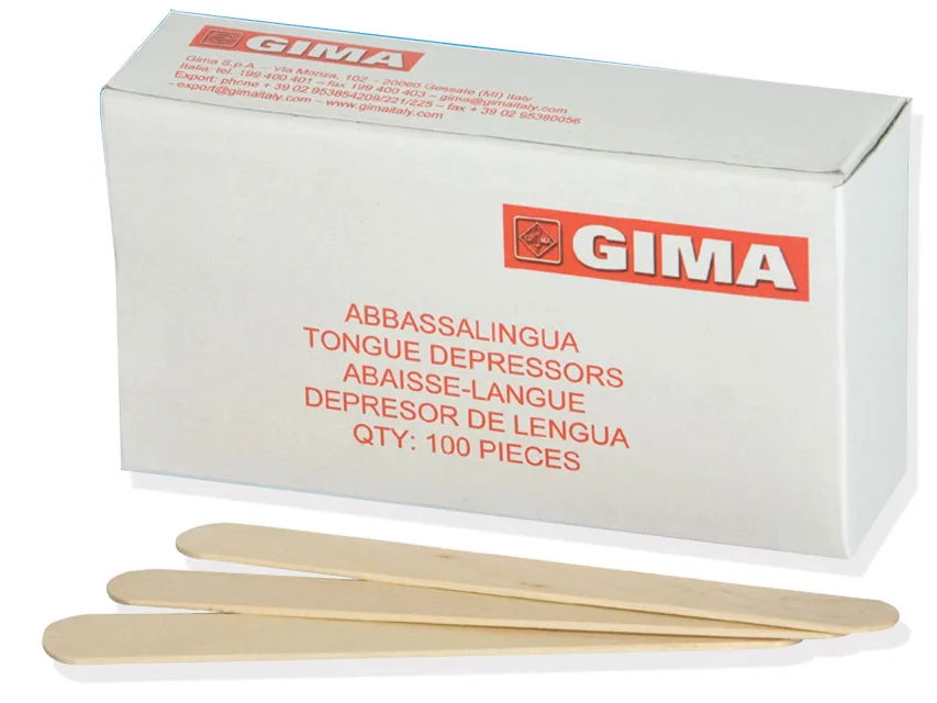 Depresoare de limba din lemn - non-steril (50 pachete de 100)